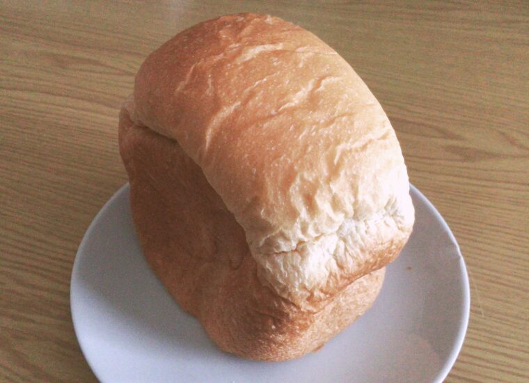 ホームベーカリー 凹んだパン